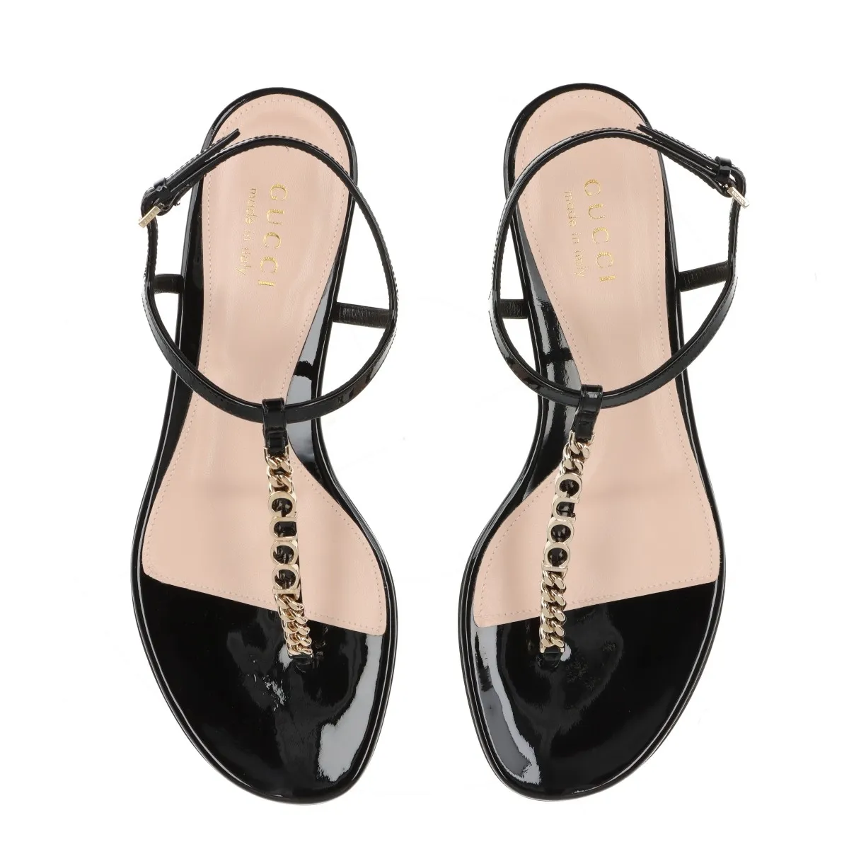 Gucci Signoria Thong Sandals - Black - Size 37