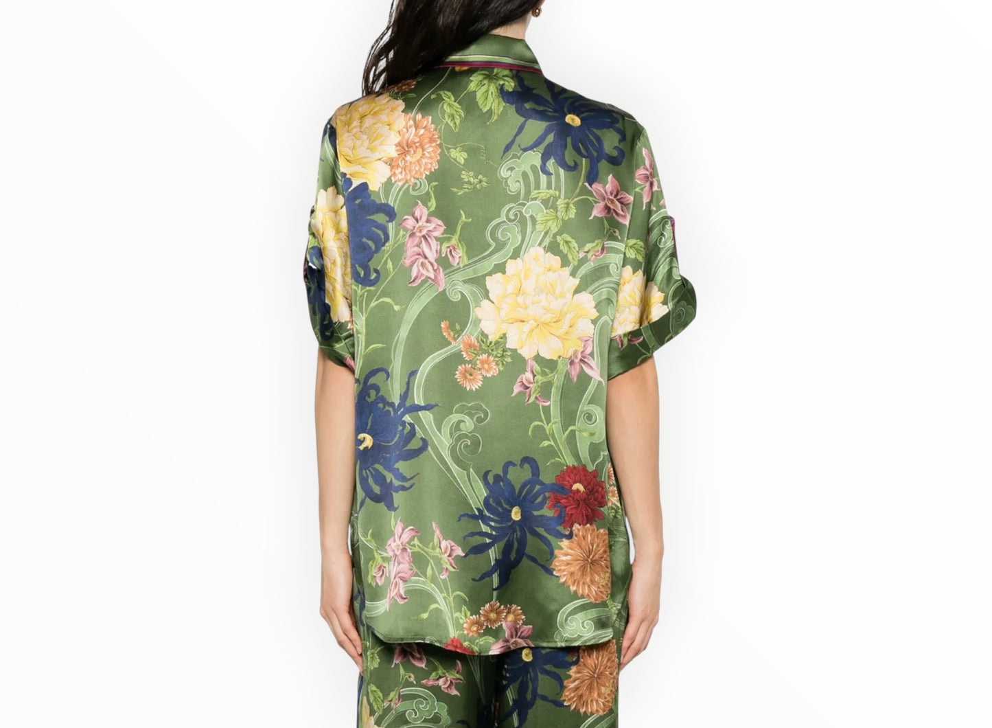Alemais Avery Silk Shirt - Multi - Size AU10