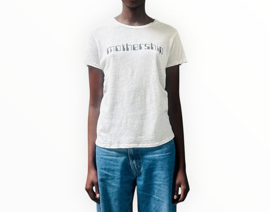 Mother 'Mothership' Tee - White  - Size S