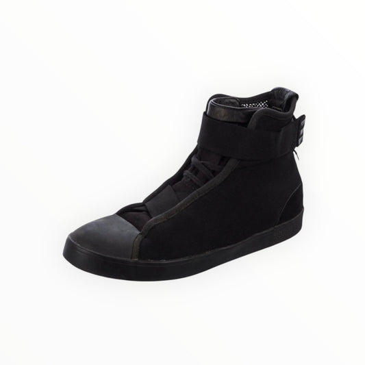 Y3 Nylon Mesh Hi Top Sneakers - Black - Size 37