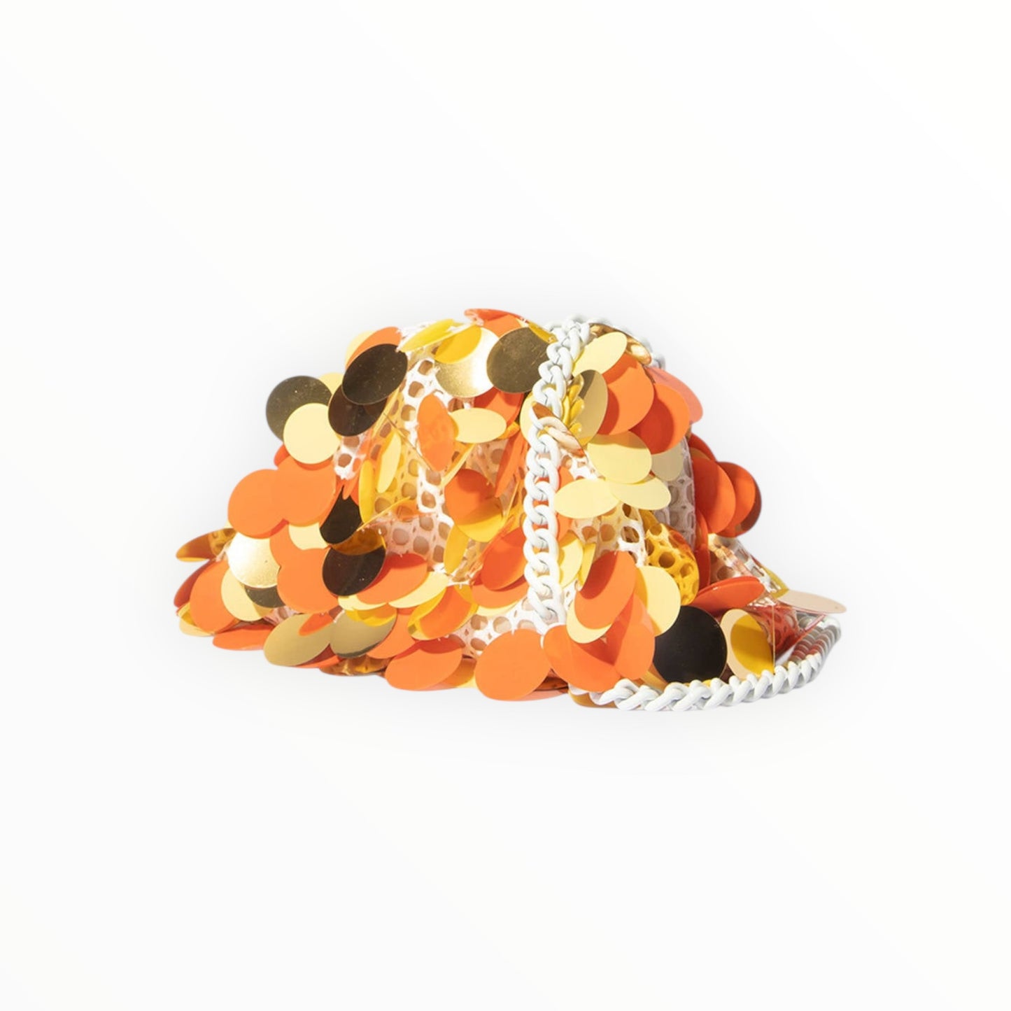 Maria La Rosa Carnival Mini Game Bag - Orange/Gold