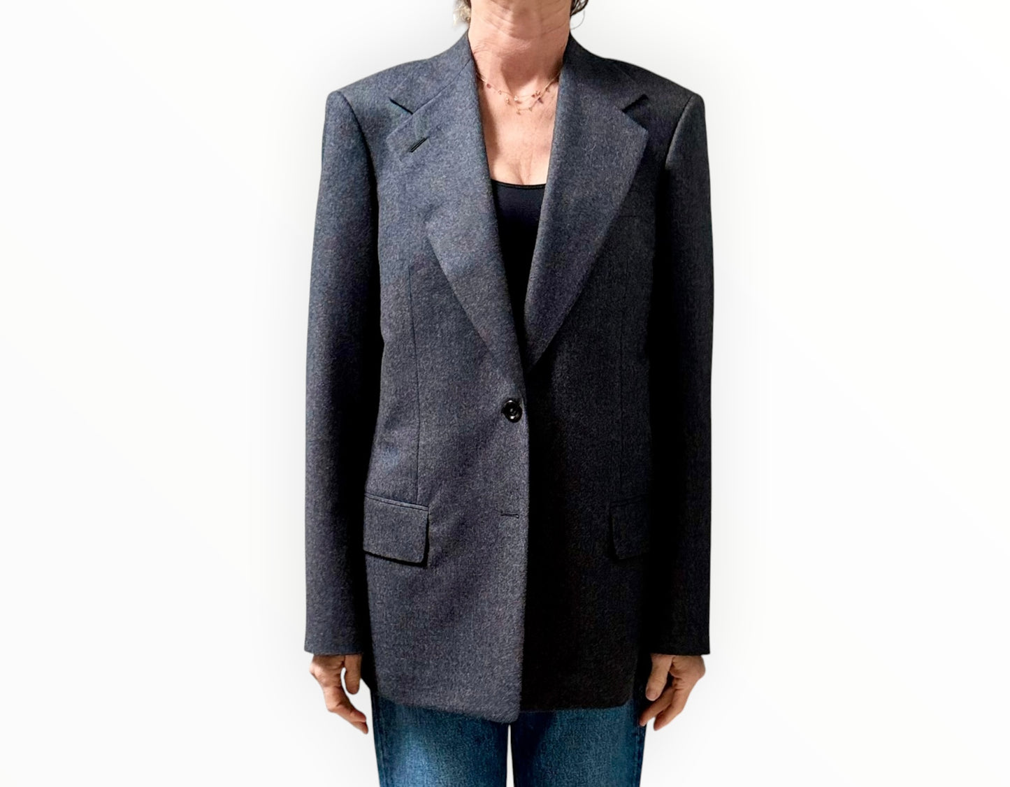 P.Johnson Ava Blazer - Dark Grey - Size 0