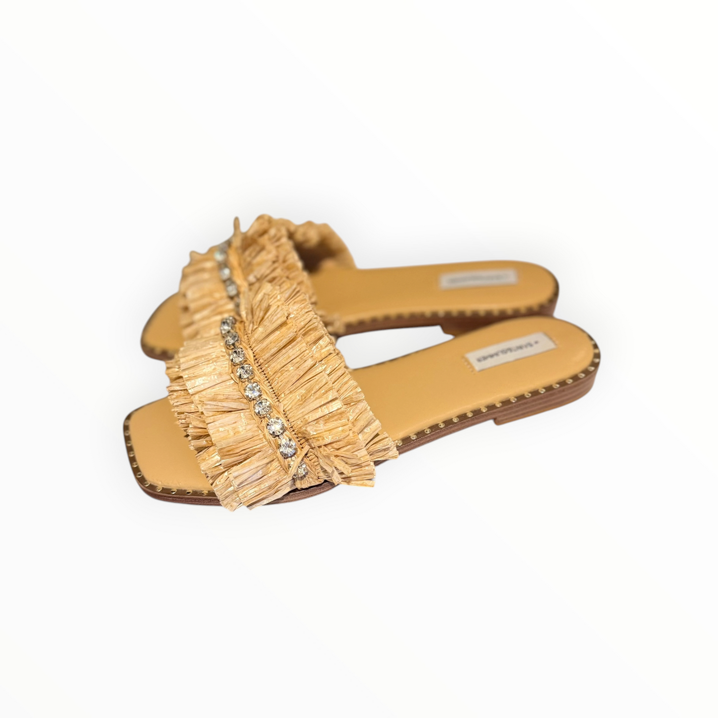 Saint & Summer Slides - Raffia - Size 9