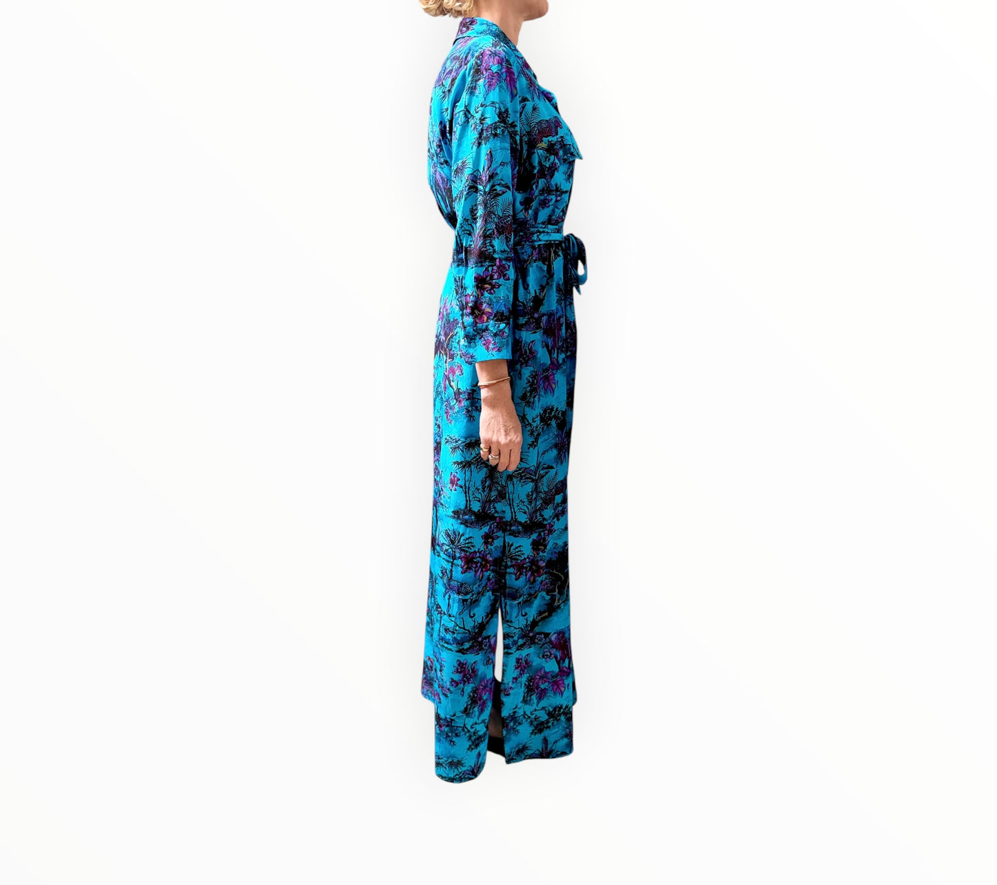 L'Agence Cameron Jungle Dress - Multi - Size S
