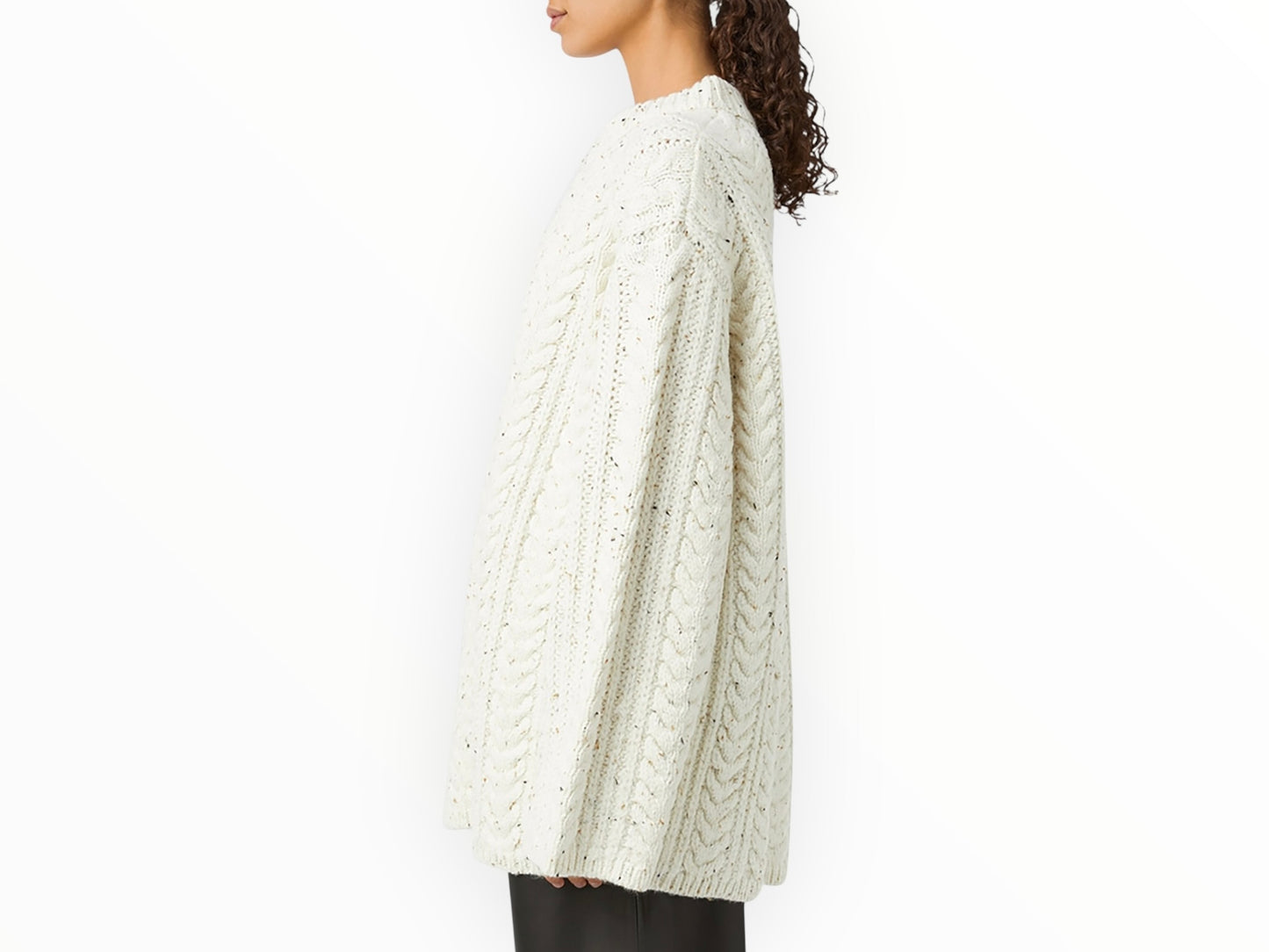 Camilla and Marc Terrazzo Sweater - Cream Fleck - Size S