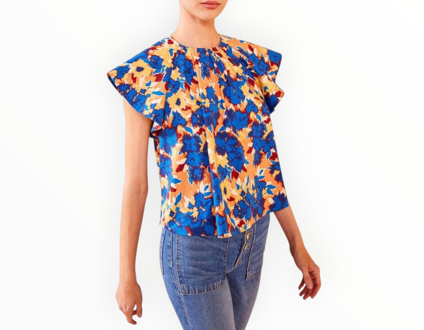 RT006251 - Ulla Johnson Rumi Top - Multi - Size AU14