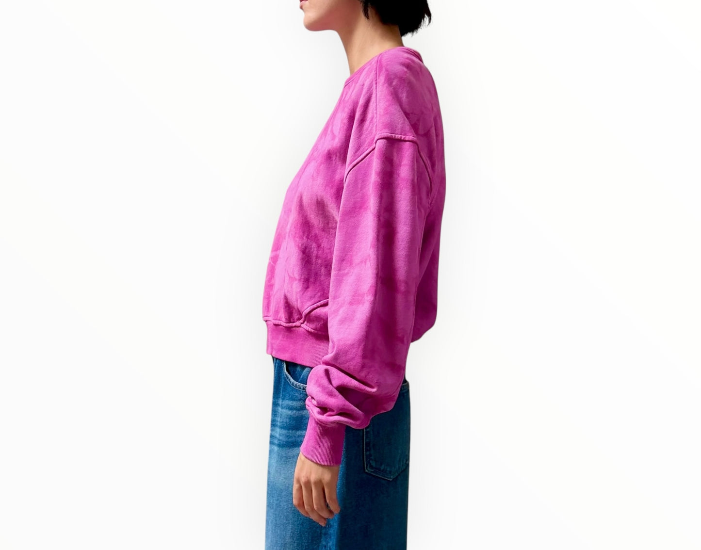 Rag & Bone Tie-Dyed Sweat - Pink - Size S