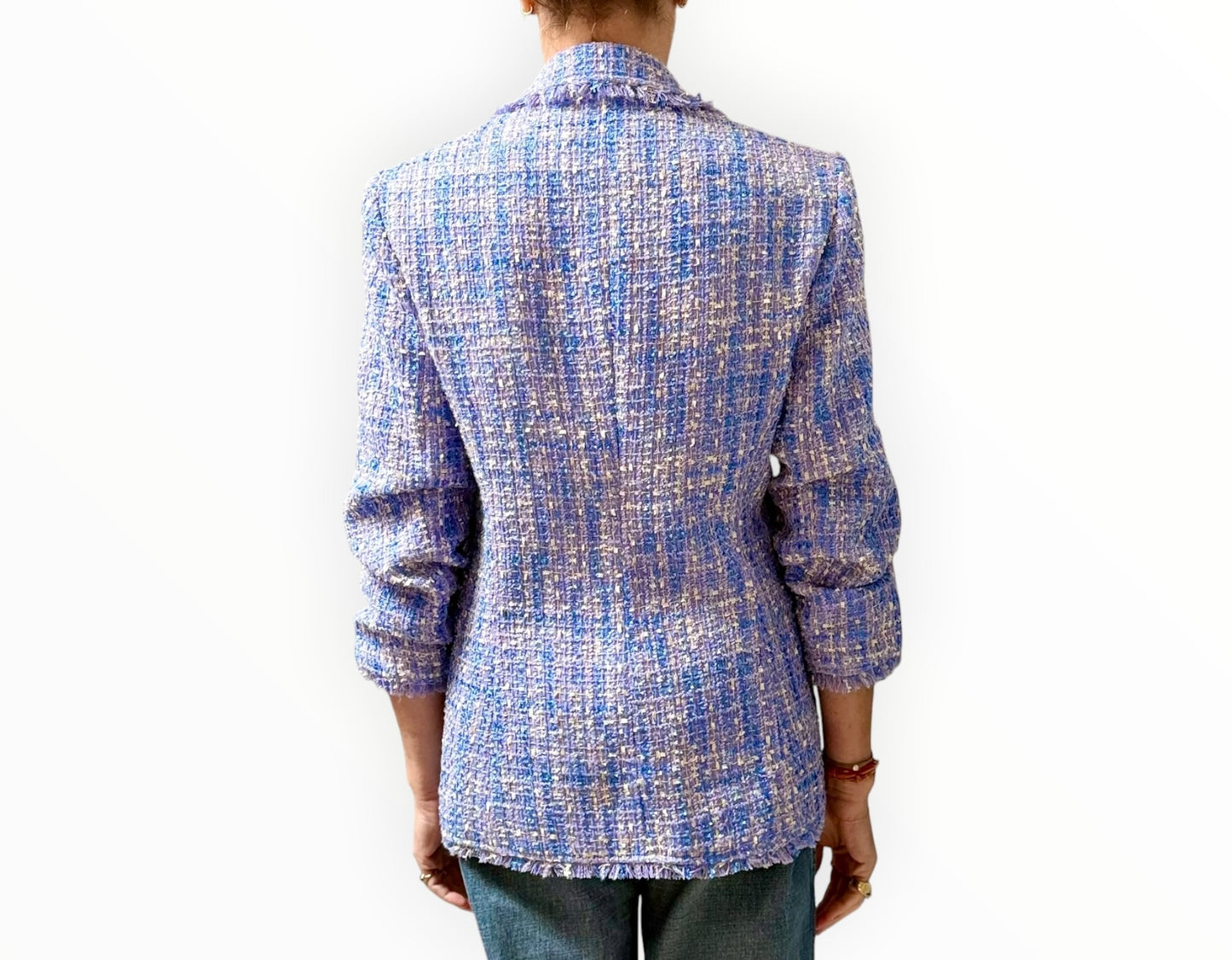 Cinq A Sept  Khloe Tweed Jacket - Multi - Size 8