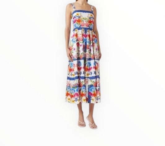 Borco De Nor Floral Dress - Multi - Size 14