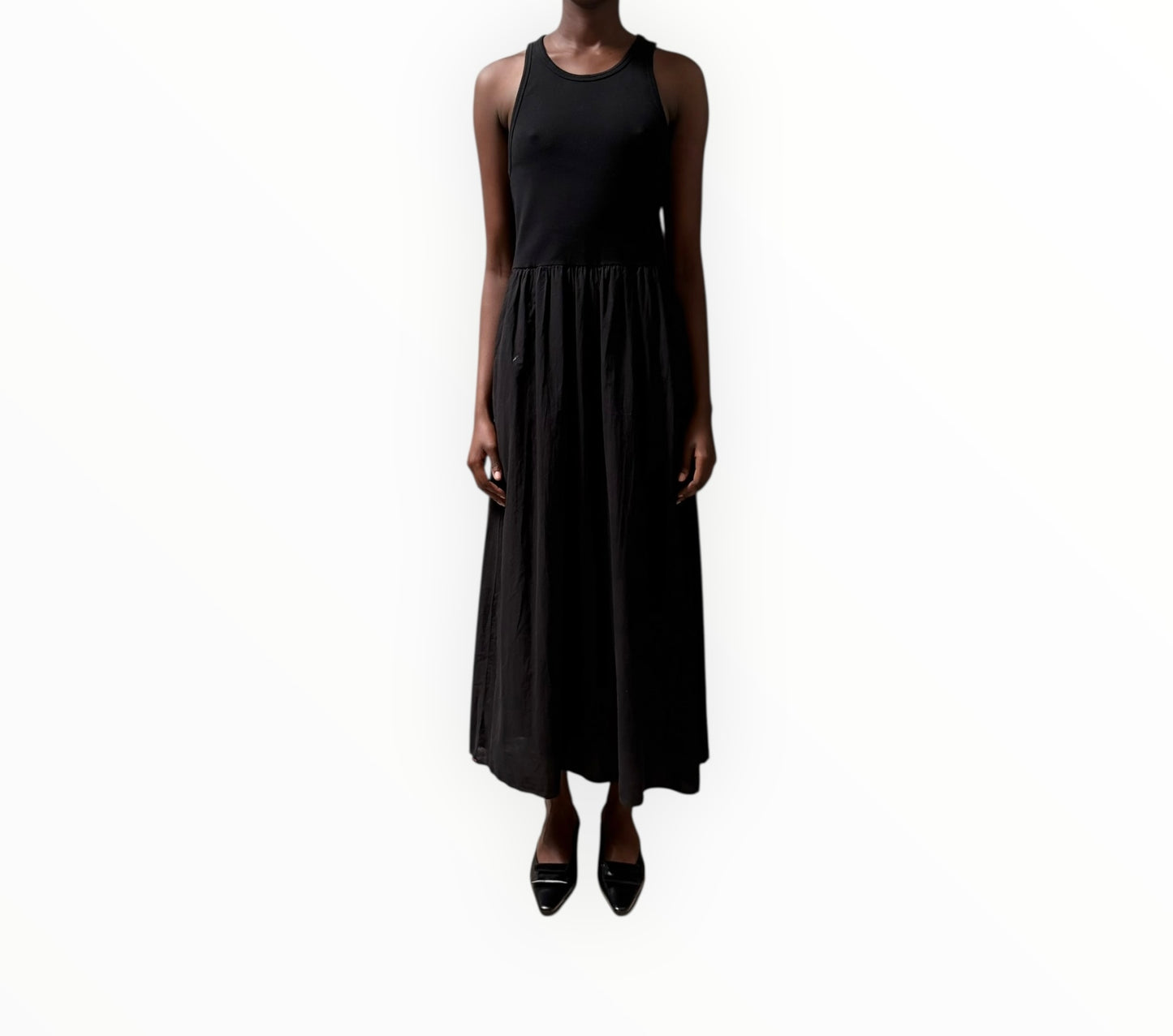 Xirena Ribbed Tank Dress - Black - Size M