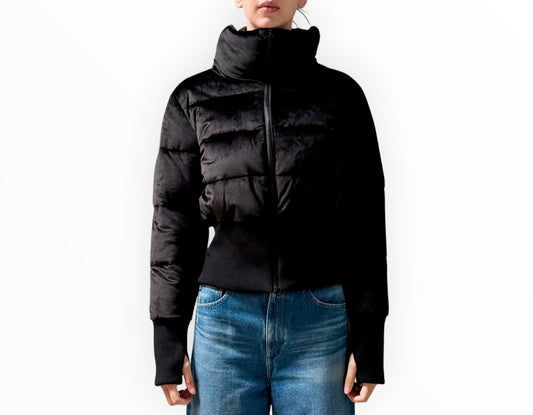 Unreal Fur Velour Jacket - Black - Size M
