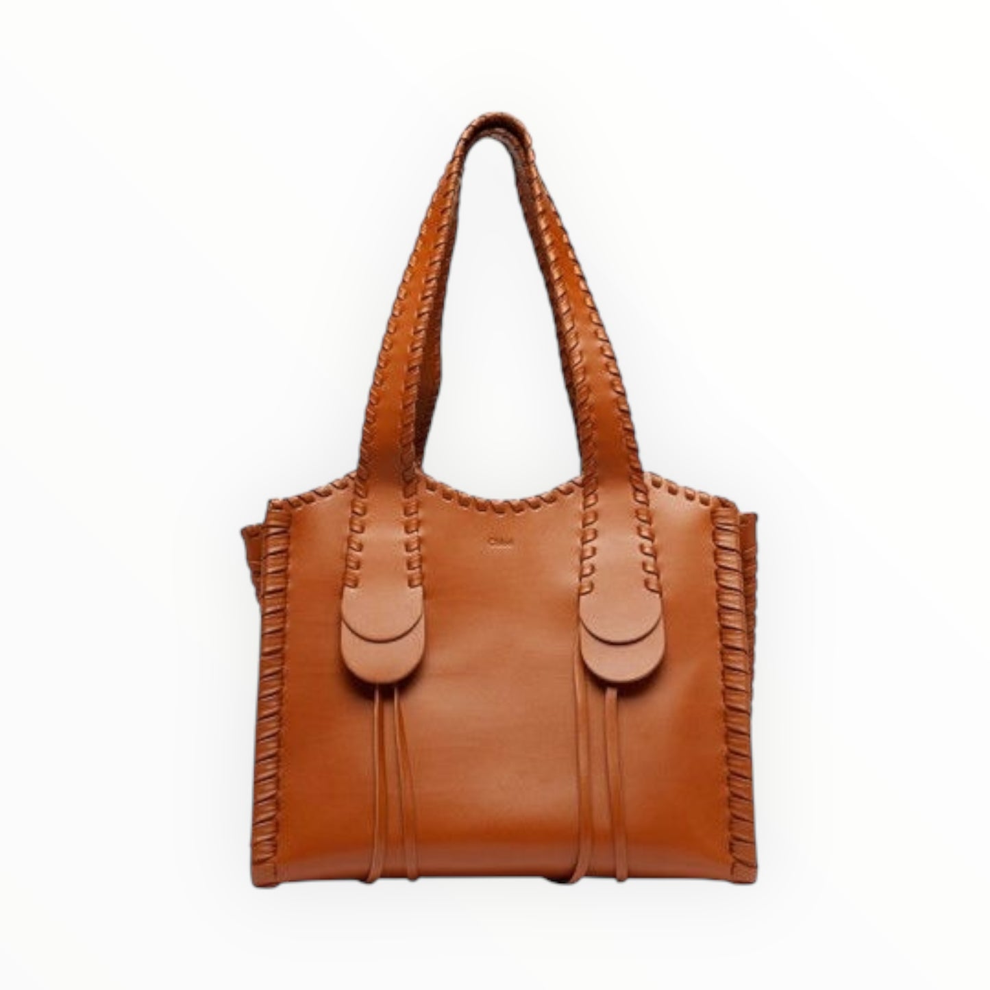 Chloe Mony Medium Tote Bag - Caramel - Size H28cm x W35cm x D15cm