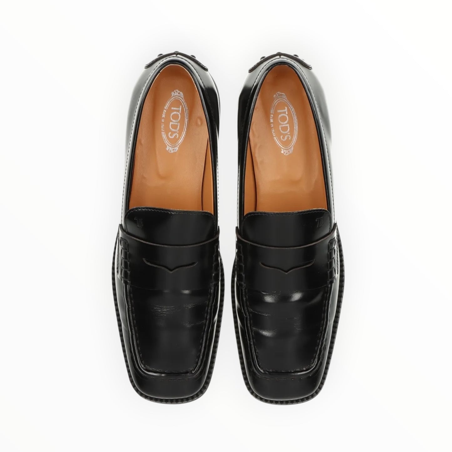 Tod's Penny Loafers - Black - Size 38.5