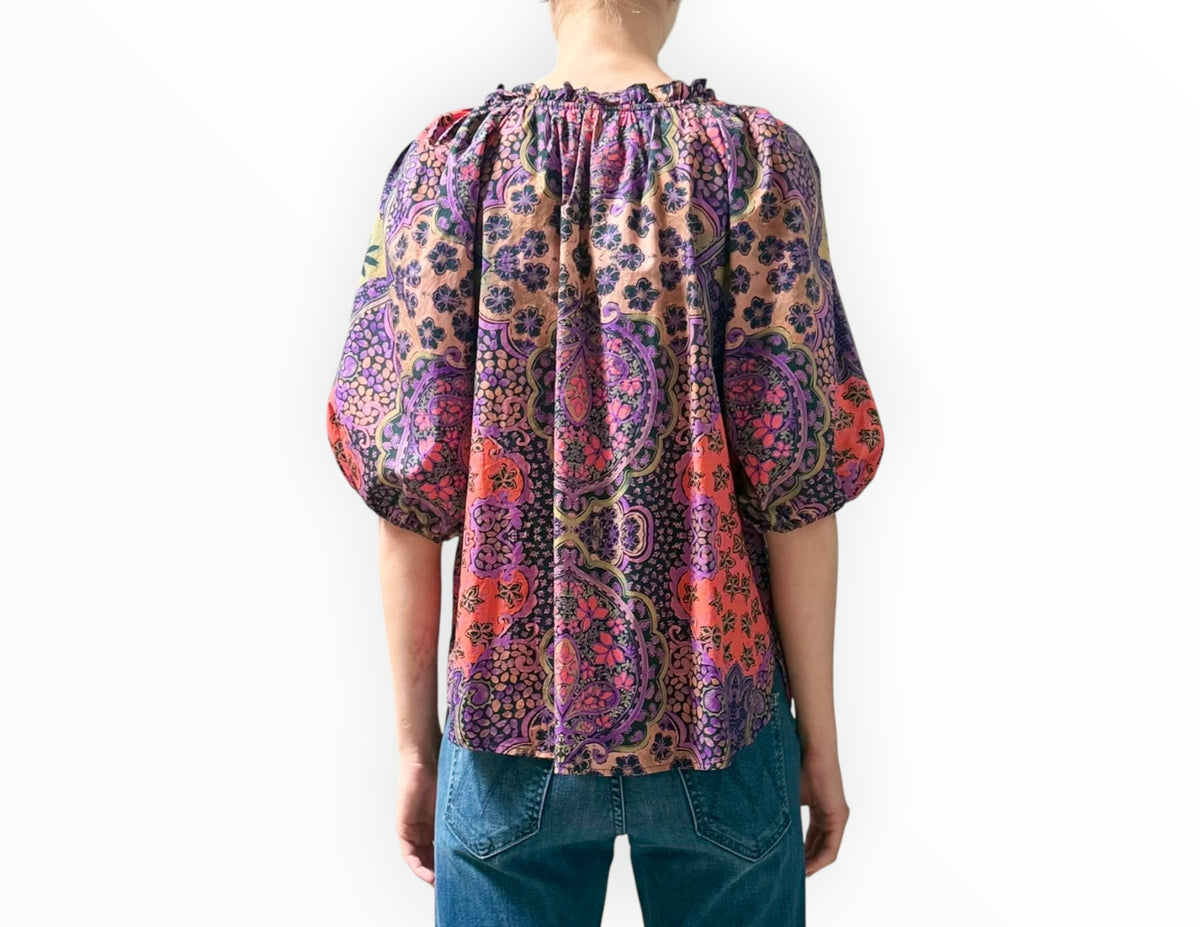RT006253 - Xirena Black Opal Jules Top - Multi - Size S