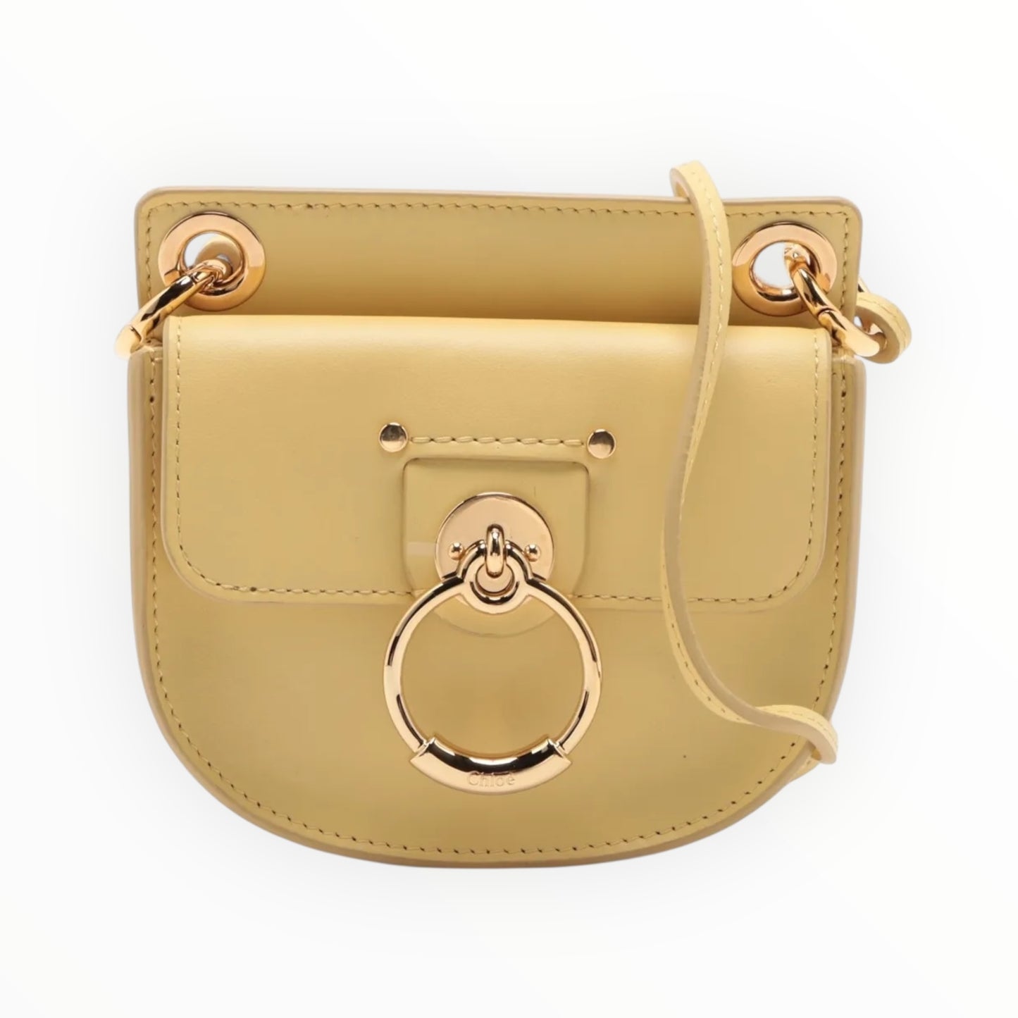 Chloe Tess Mini Bag - Yellow - Size W12cm x H11cm x D3cm
