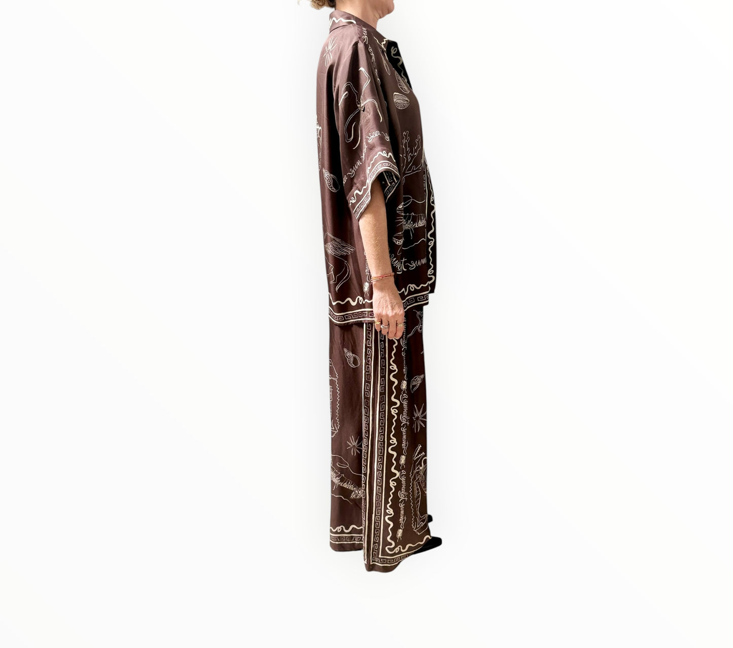 Alemais Octopus Silk Set - Chocolate- Size 10