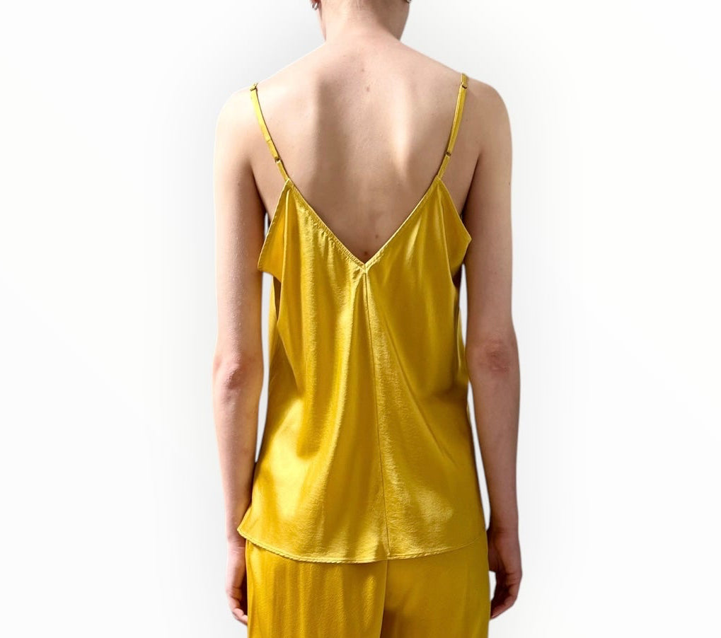 Forte Forte Silk Camisole - Yellow - Size 4