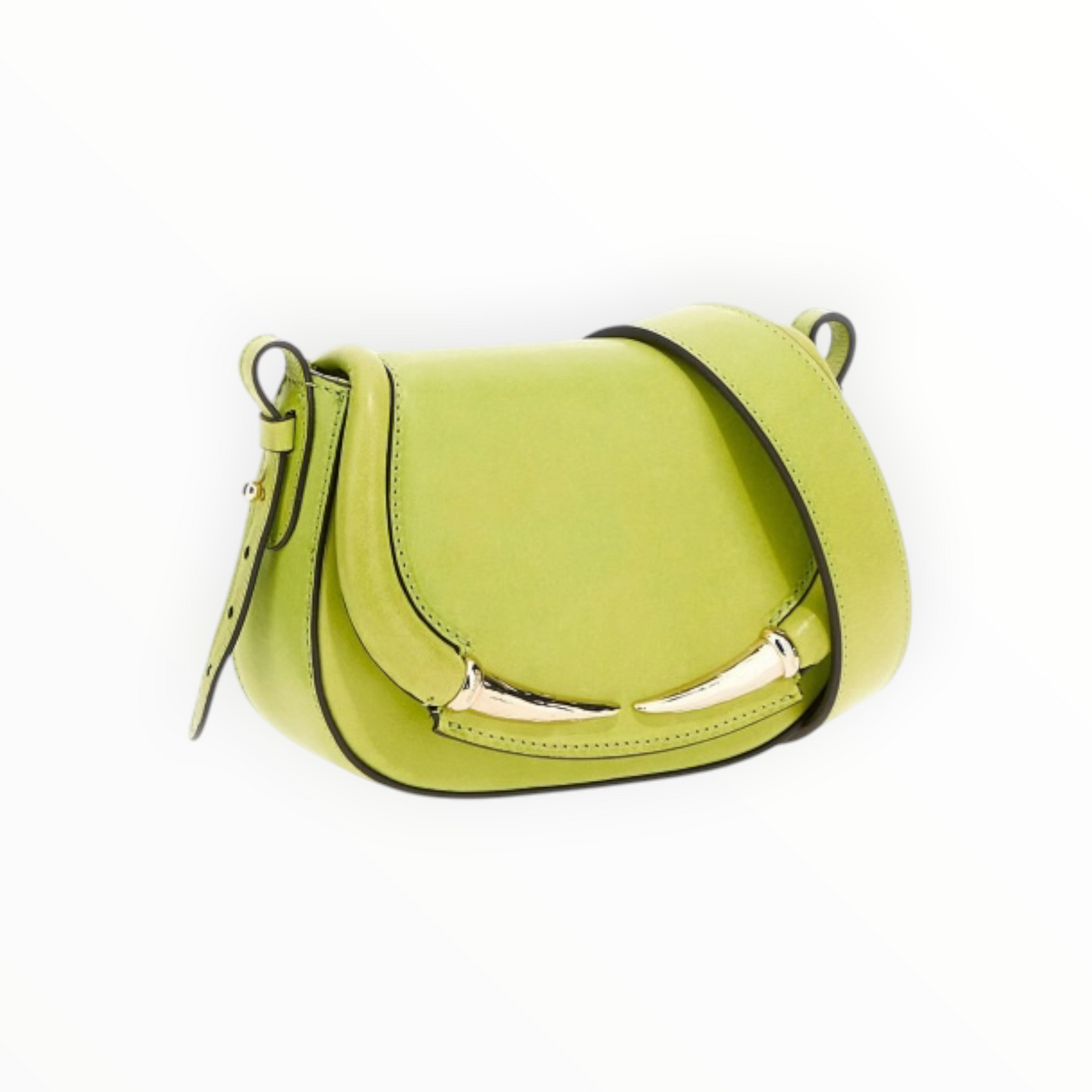 Roberto Cavalli Fang Bang Shoulder Bag - Light Green