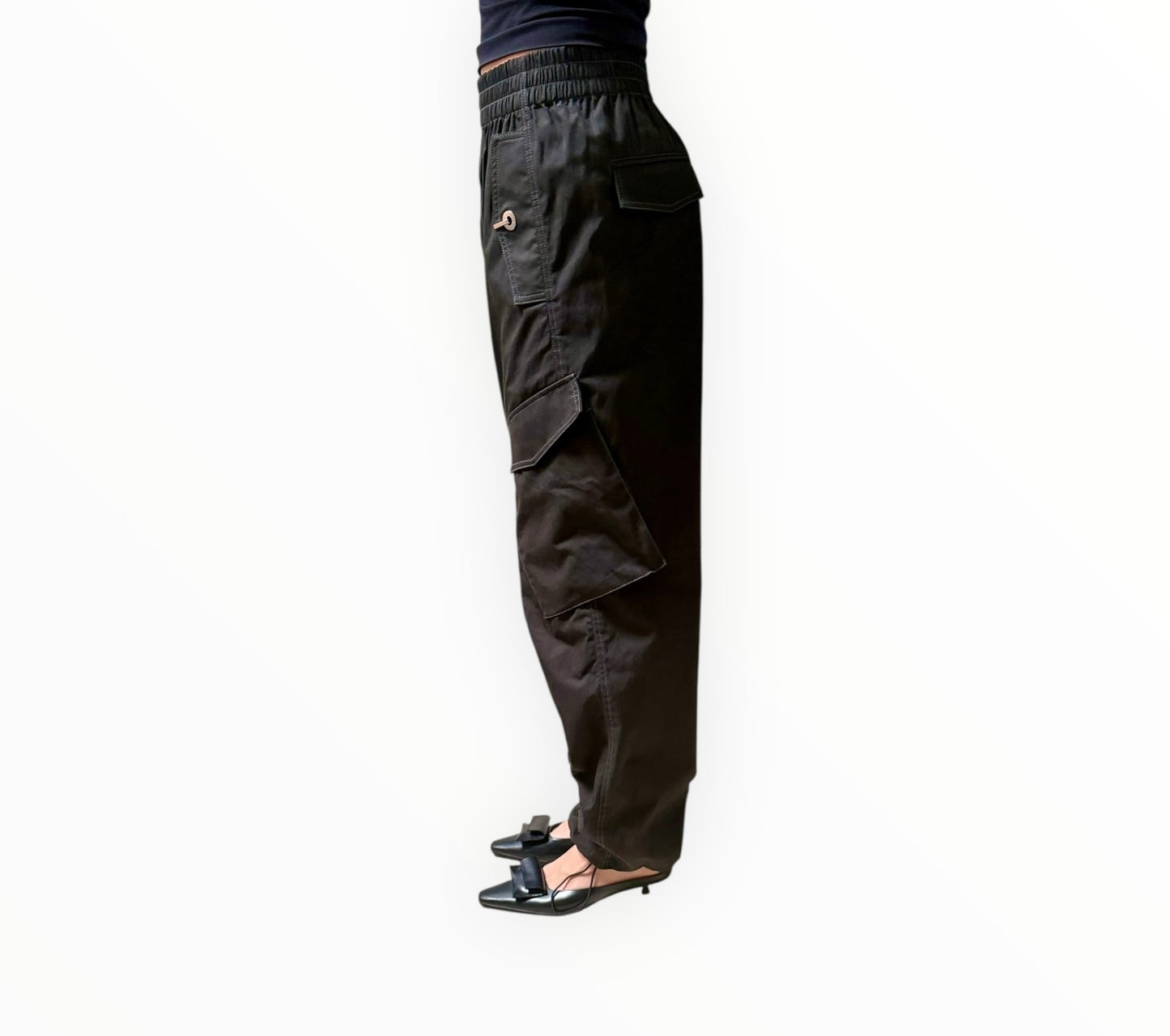 Dion Lee Utility Cargo Pants - Black - Size XS