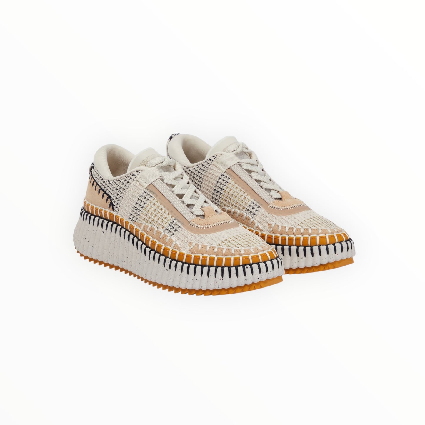 Chloe Nama Sneakers - Biscotti Beige - Size 37