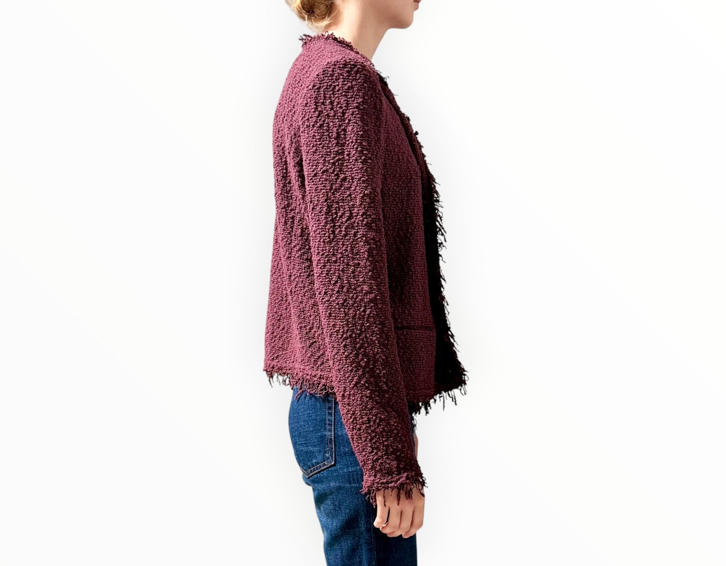 Iro Shavani Jacket - Burgundy - Size 44