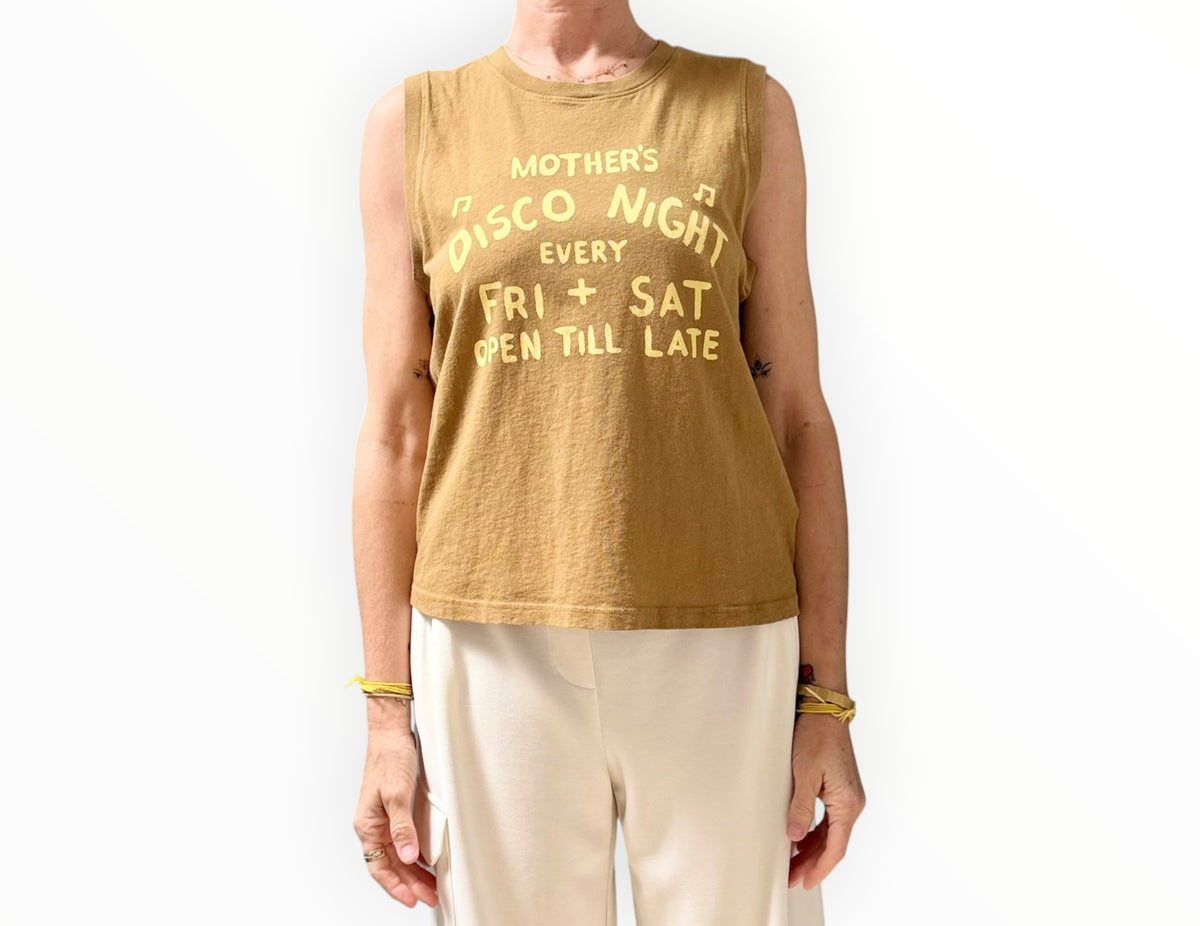 RT006342 -Mother Disco Night Tank - Khaki - Size M