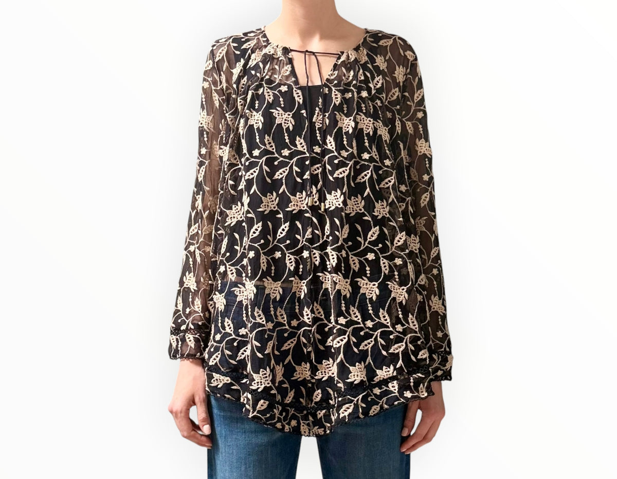RT0006507 - Zimmermann Nightmarch Vine Top - Black - Size 2