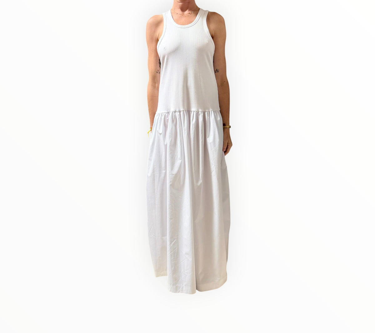 RT006346 - Camilla and Marc Horizon Maxi Dress - White - Size AU10