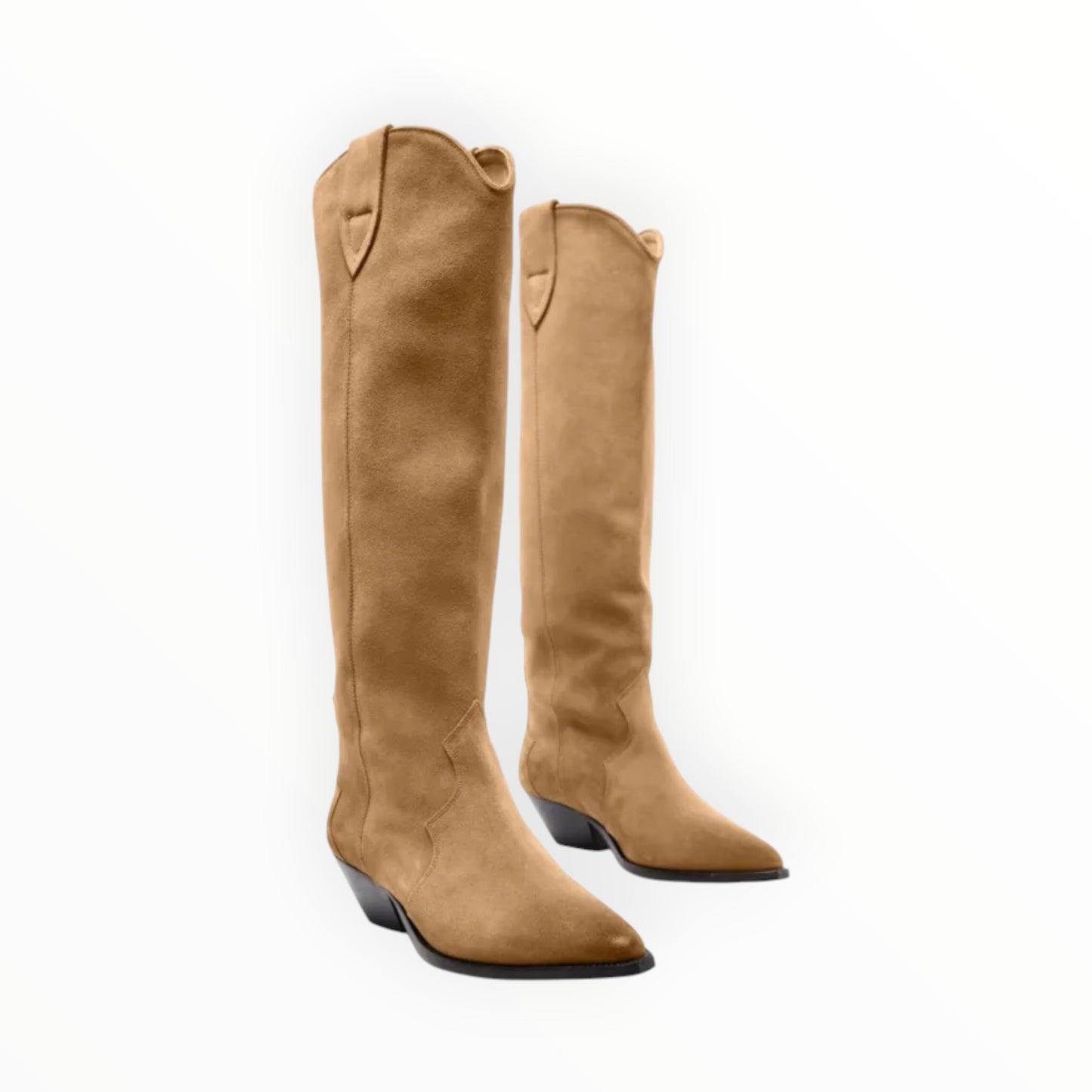 Isabel Marant Denvee Cowboy Boots- Taupe- Size 41