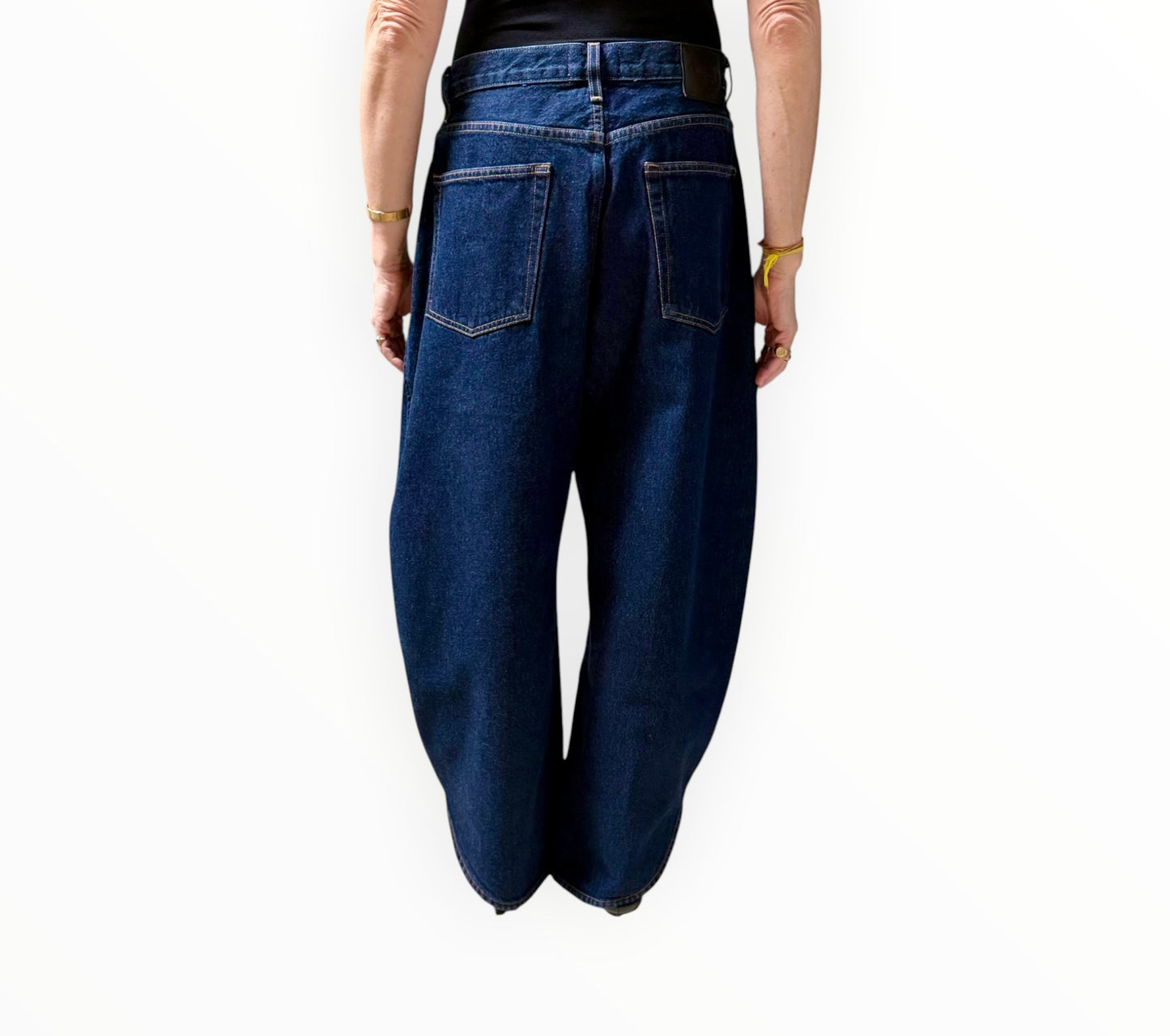 RT006376 - Frame Barrel Jeans - Dark Blue - Size 28