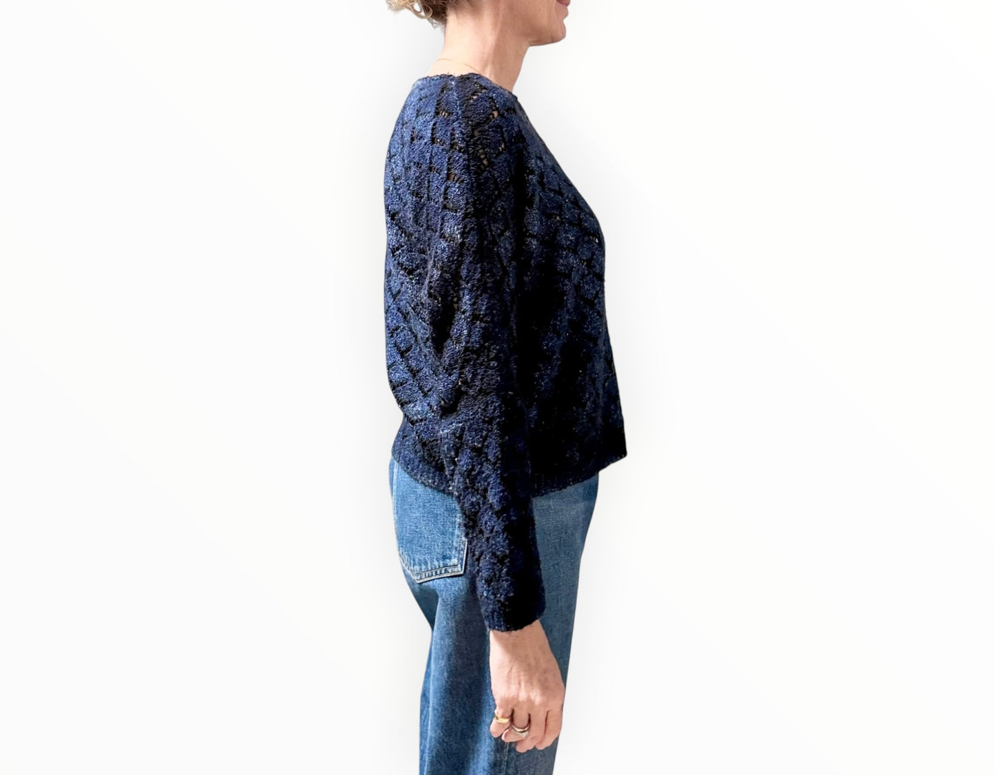 Avant Toi Maglia Top - Navy - Size S