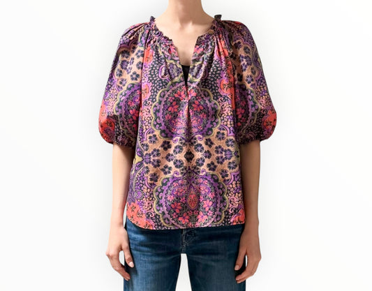 RT006253 - Xirena Black Opal Jules Top - Multi - Size S
