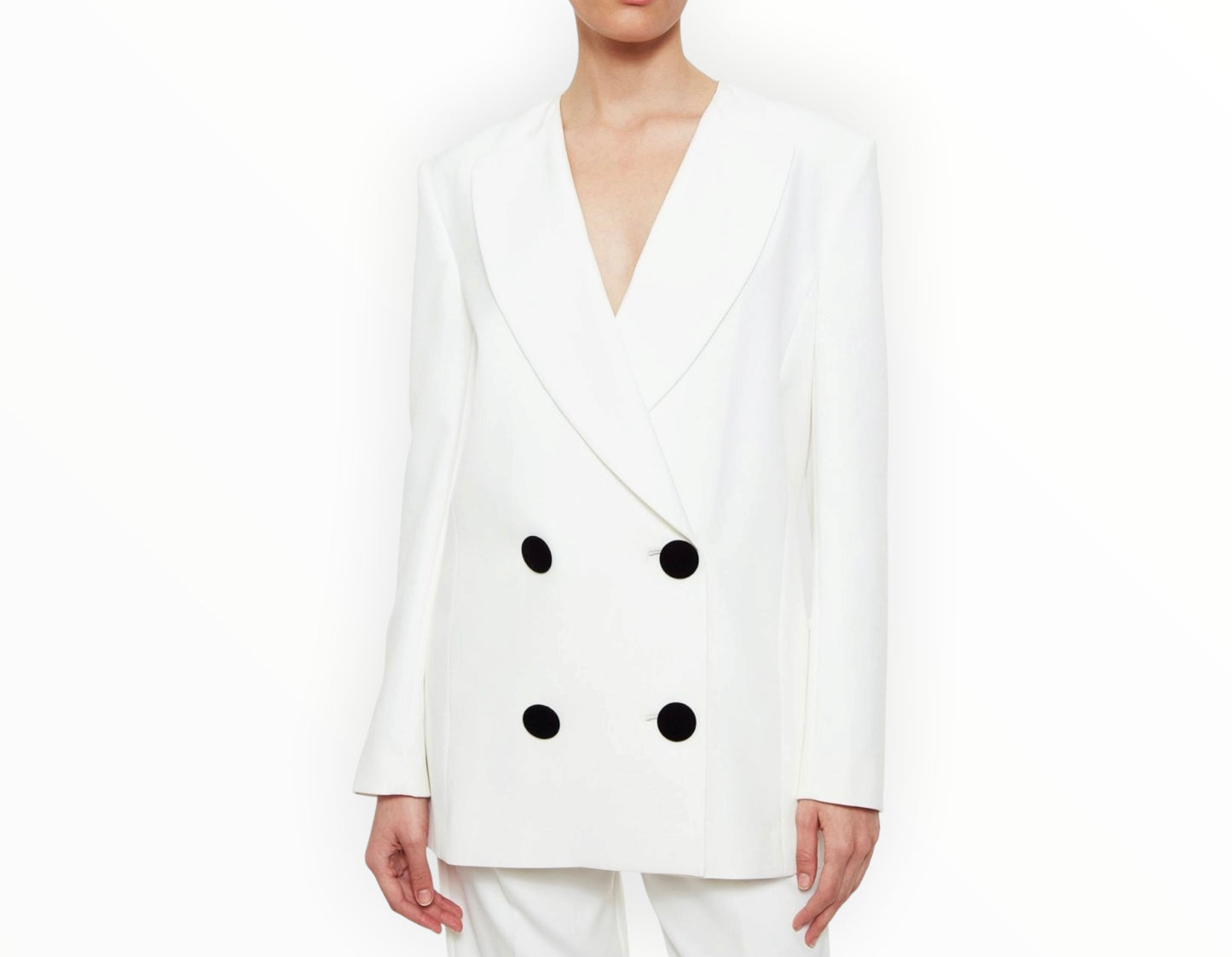 Anine Bing x Helena Christensen Claudia Blazer - White - Size S