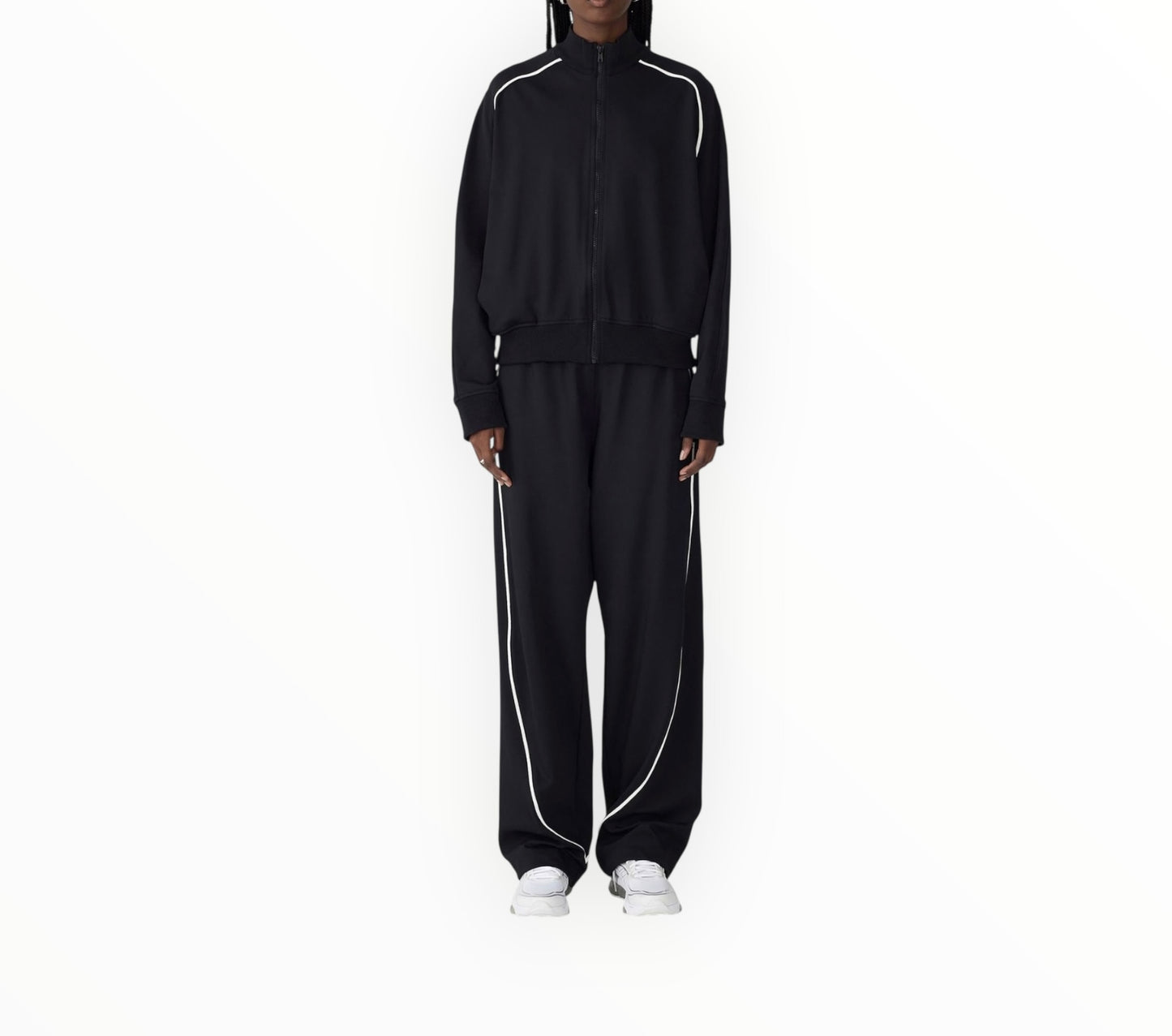 Bassike Twill Tracksuit - Black - Size 2