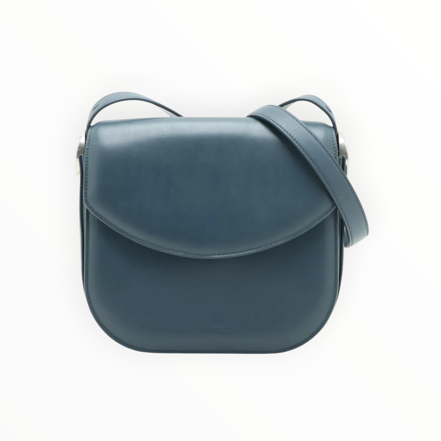 Jil Sander Coin Crossbody Bag - Blue - Size  H19cm x W21cm x D9.5cm