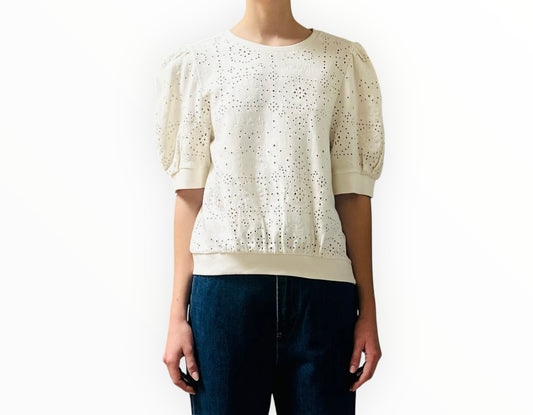 Ba&sh Lady Sweatshirt - Cream - Size 2