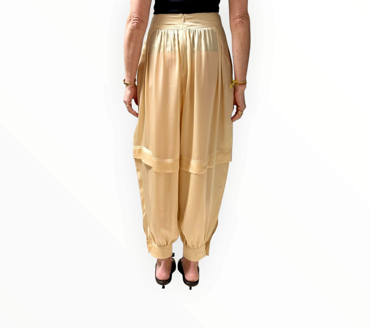 RT006393 Zimmermann Como Tapered Pants - Butter - Size 1