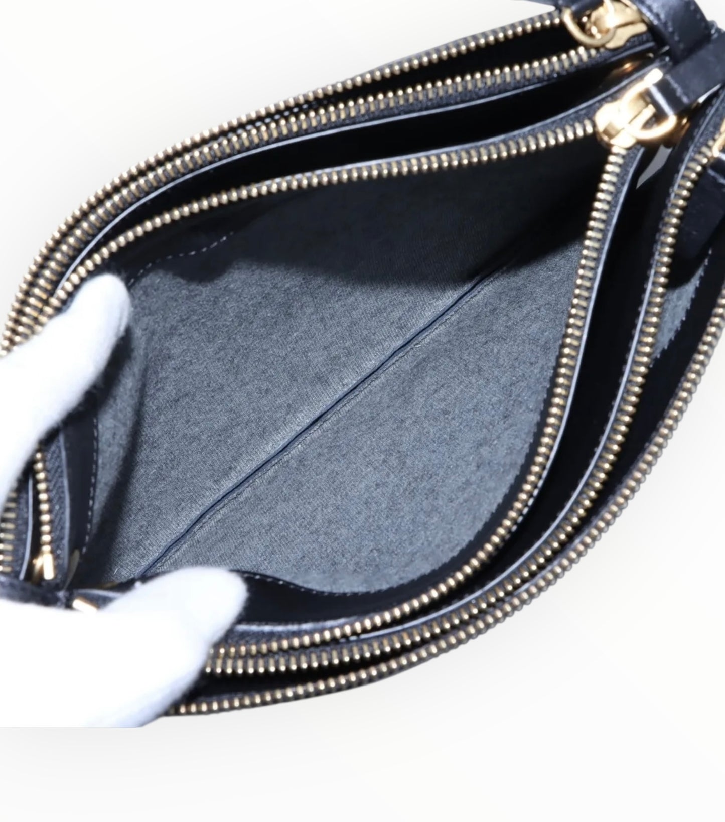Celine Large Trio Crossbody - Black