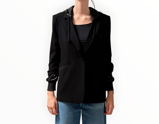 Cinq A Sept Khloe Jacket - Black - Size AU12