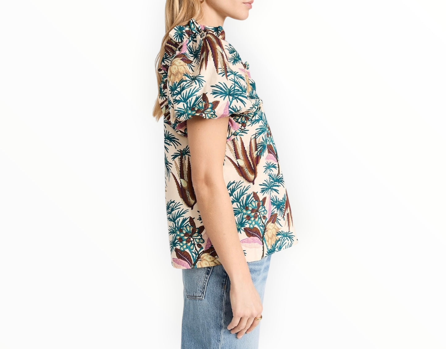 RT006250 - Ulla Johnson Klara Top - Wildflower - Size AU12