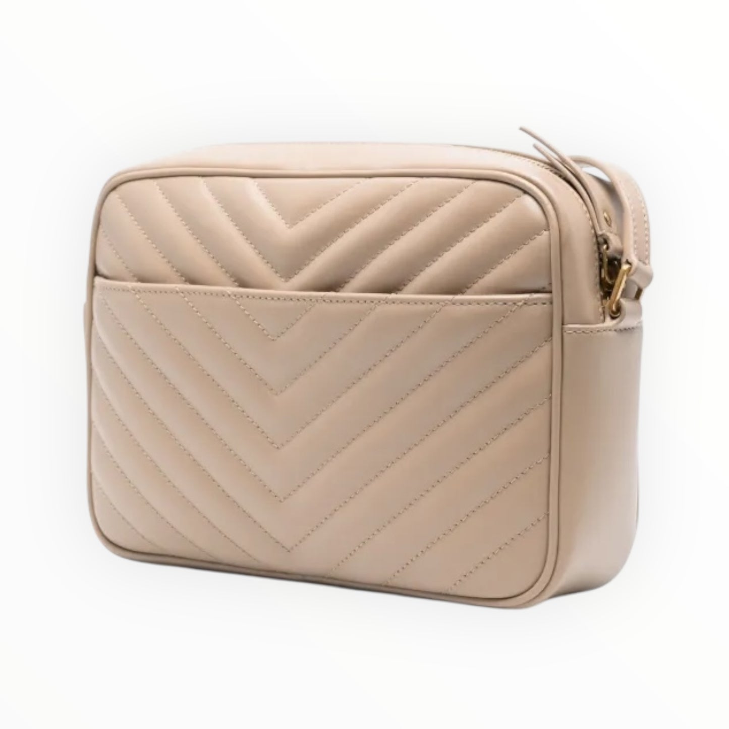 Saint Laurent Lou Crossbody Bag - Beige