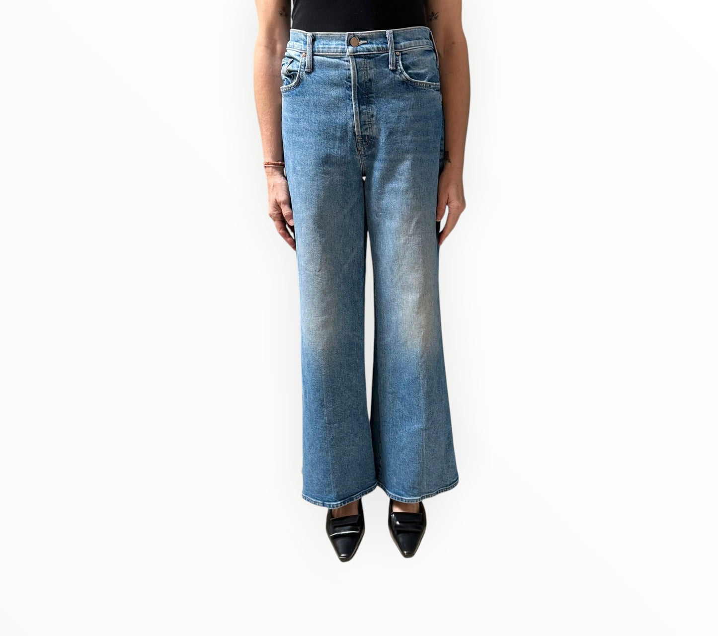 Mother 'The Tomcat' Roller Jeans - Blue - Size 32