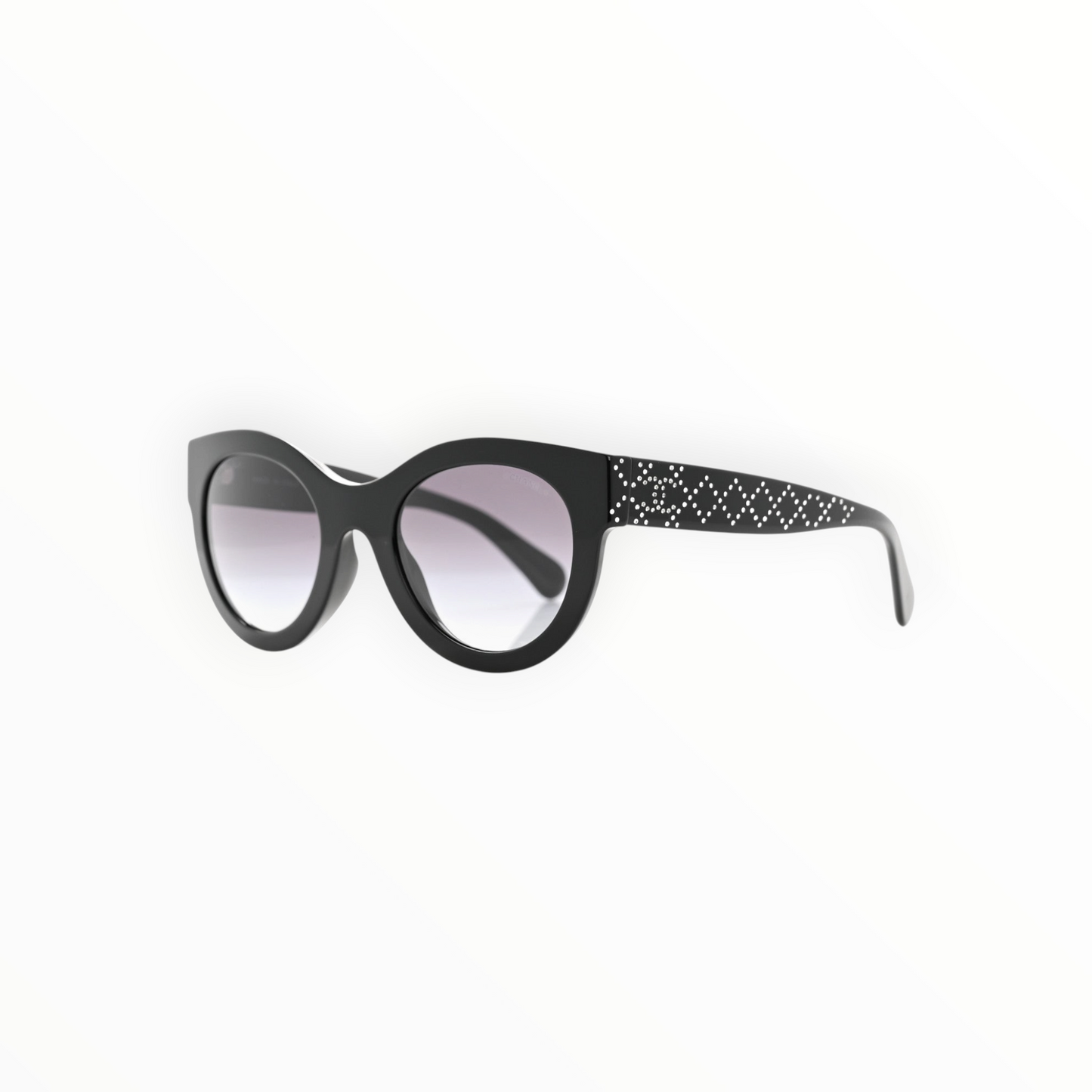 Chanel Crystal Quilted Sunglasses - Black Chanel Model No 5402