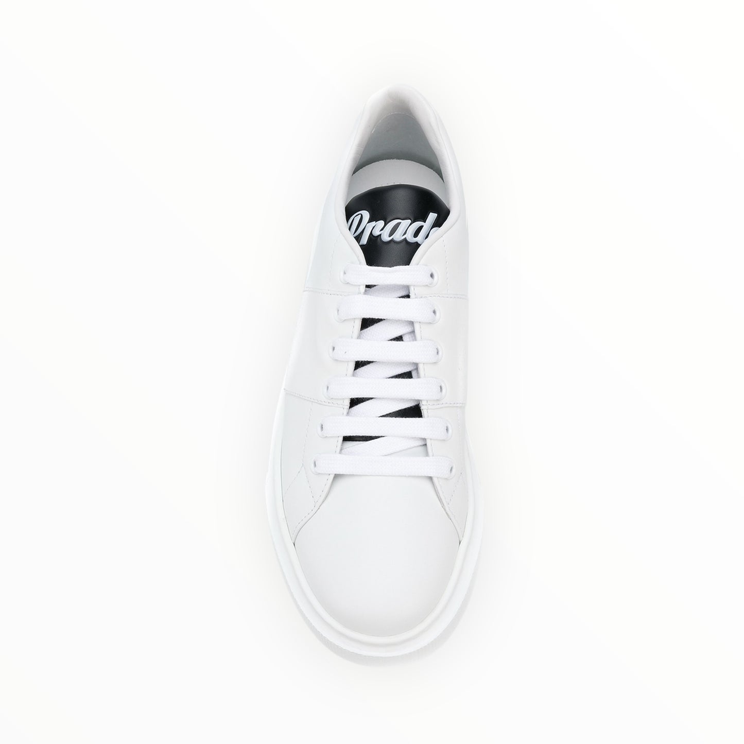 Prada Tonal Logo Sneakers - White - Size 39