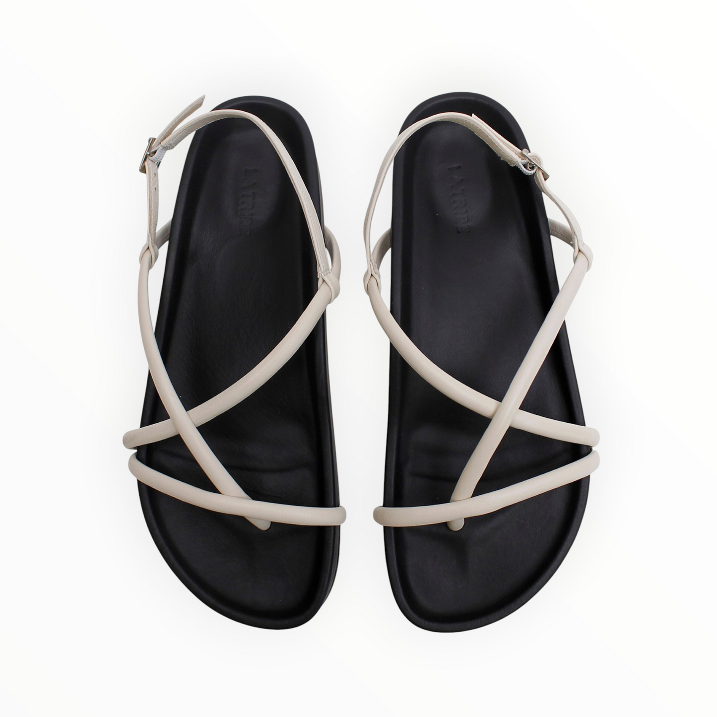 La Tribe Tube Sandals - Ivory - Size 39
