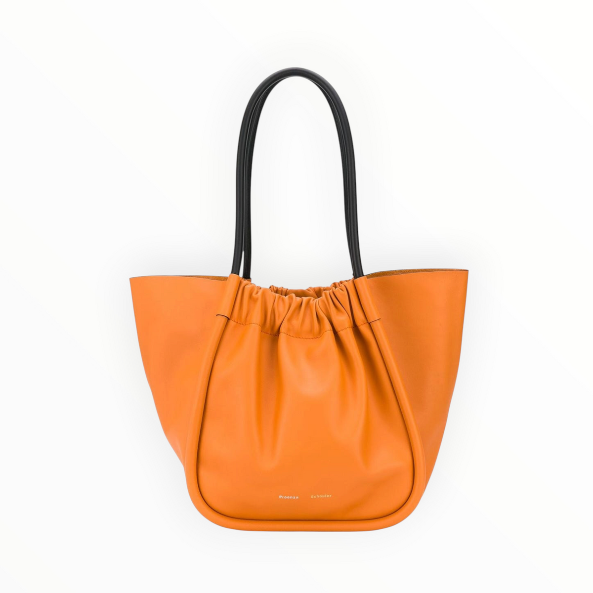Proenza Schouler Ruched Tote - Orange/Black