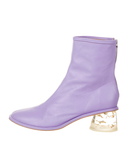 Stine Goya Aryclic Heel Boots - Lilac - Size 40